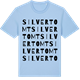Blue Soul t-shirt med Silvertomt ordlek t-shirt