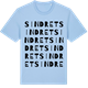 Blue Soul t-shirt med Sindret ordlek t-shirt