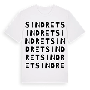 Sindret ordlek t-shirt – ekologisk bomull t-shirt från PinShirt