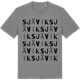 Mid Heather Gray t-shirt med Sjävik ordlek t-shirt