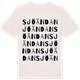 Vintage White t-shirt med Sjöändan ordlek t-shirt