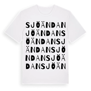 Sjöändan ordlek t-shirt – ekologisk bomull t-shirt från PinShirt