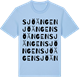 Blue Soul t-shirt med Sjöängen ordlek t-shirt