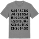 Mid Heather Gray t-shirt med Sjöåsen ordlek t-shirt
