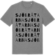 Mid Heather Gray t-shirt med Sjöbråtarna ordlek t-shirt