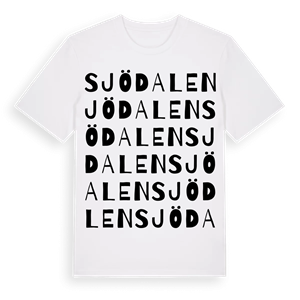 Sjödalen ordlek t-shirt – ekologisk bomull t-shirt från PinShirt