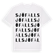 Sjöfall ordlek t-shirt
