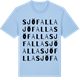 Blue Soul t-shirt med Sjöfalla ordlek t-shirt