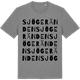 Mid Heather Gray t-shirt med Sjögeränden ordlek t-shirt