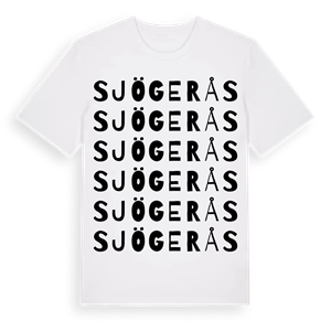 Sjögerås ordlek t-shirt – ekologisk bomull t-shirt från PinShirt
