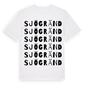 Sjögränd ordlek t-shirt – ekologisk bomull t-shirt från Pinshirt