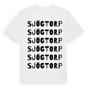 Sjögtorp ordlek t-shirt – ekologisk bomull t-shirt från Pinshirt