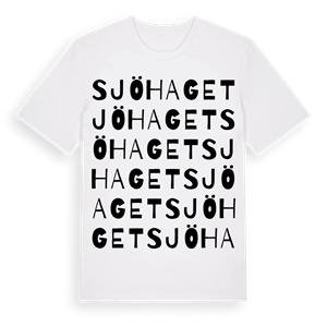 Sjöhaget ordlek t-shirt – ekologisk bomull t-shirt från PinShirt