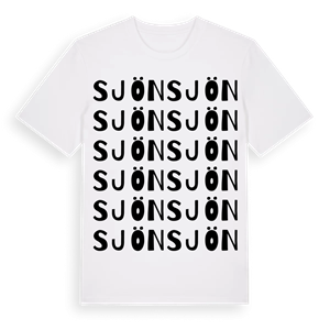 Sjön ordlek t-shirt – ekologisk bomull t-shirt från PinShirt