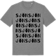 Mid Heather Gray t-shirt med Sjön ordlek t-shirt