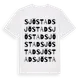 White t-shirt med Sjöstad ordlek t-shirt