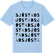Blue Soul t-shirt med Sjöstad ordlek t-shirt