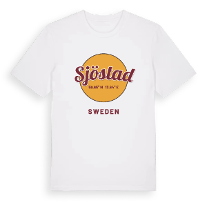 Sjöstad cirkel t-shirt – ekologisk bomull t-shirt från PinShirt