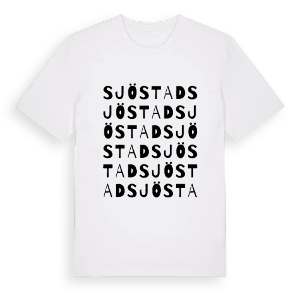 Sjöstad ordlek t-shirt – ekologisk bomull t-shirt från PinShirt
