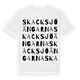 Skacksjöängarna ordlek t-shirt