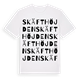 Skäfthöjden ordlek t-shirt
