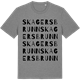 Mid Heather Gray t-shirt med Skagersbrunn ordlek t-shirt