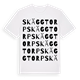 Skäggtorp ordlek t-shirt