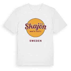 Skajön cirkel t-shirt – ekologisk bomull t-shirt från PinShirt