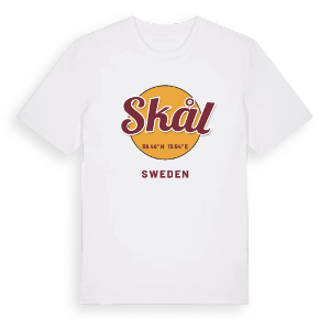 Skål cirkel t-shirt – ekologisk bomull t-shirt från PinShirt