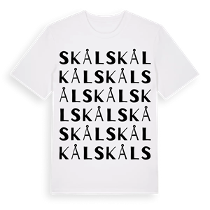 Skål ordlek t-shirt – ekologisk bomull t-shirt från Pinshirt