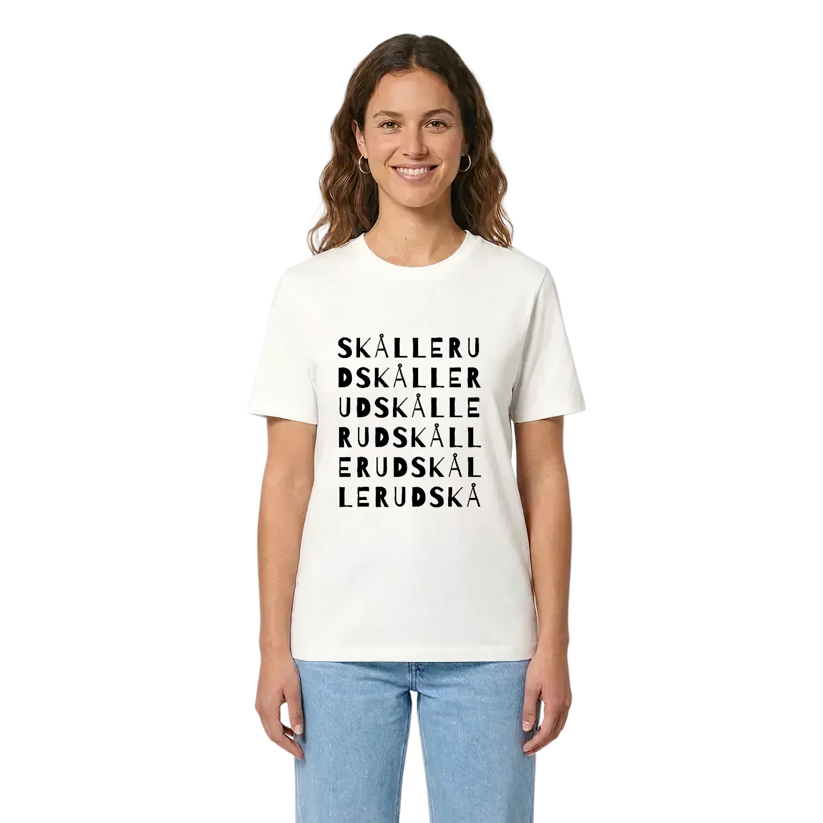 Skållerud ordlek t-shirt – White, i miljö