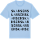 Blue Soul t-shirt med Skansen ordlek t-shirt