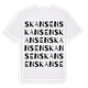 Skansen ordlek t-shirt