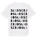 Skanserud ordlek t-shirt