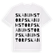 Skanumstorp ordlek t-shirt