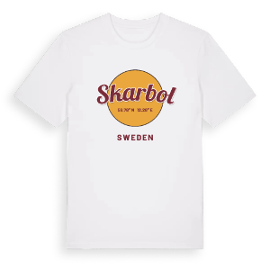 Skarbol cirkel t-shirt – ekologisk bomull t-shirt från PinShirt