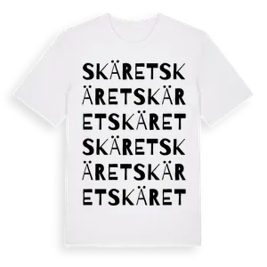 Skäret ordlek t-shirt – ekologisk bomull t-shirt från Pinshirt