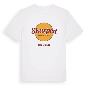 Skarped cirkel t-shirt – ekologisk bomull t-shirt från PinShirt