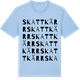 Blue Soul t-shirt med Skattkärr ordlek t-shirt