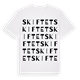 Skiftet ordlek t-shirt