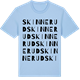 Blue Soul t-shirt med Skinnerud ordlek t-shirt