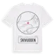 White t-shirt med Skivudden t-shirt