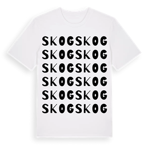 Skog ordlek t-shirt – ekologisk bomull t-shirt från PinShirt