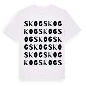 Skog ordlek t-shirt – ekologisk bomull t-shirt från PinShirt