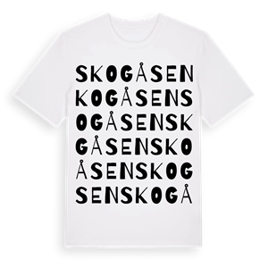 Skogåsen ordlek t-shirt – ekologisk bomull t-shirt från PinShirt