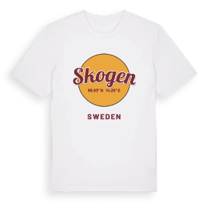 Skogen cirkel t-shirt – ekologisk bomull t-shirt från PinShirt