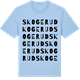 Blue Soul t-shirt med Skogerud ordlek t-shirt
