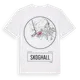White t-shirt med Skoghall t-shirt