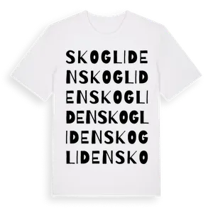 Skogliden ordlek t-shirt – ekologisk bomull t-shirt från Pinshirt