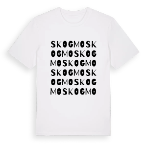 Skogmo ordlek t-shirt – ekologisk bomull t-shirt från PinShirt